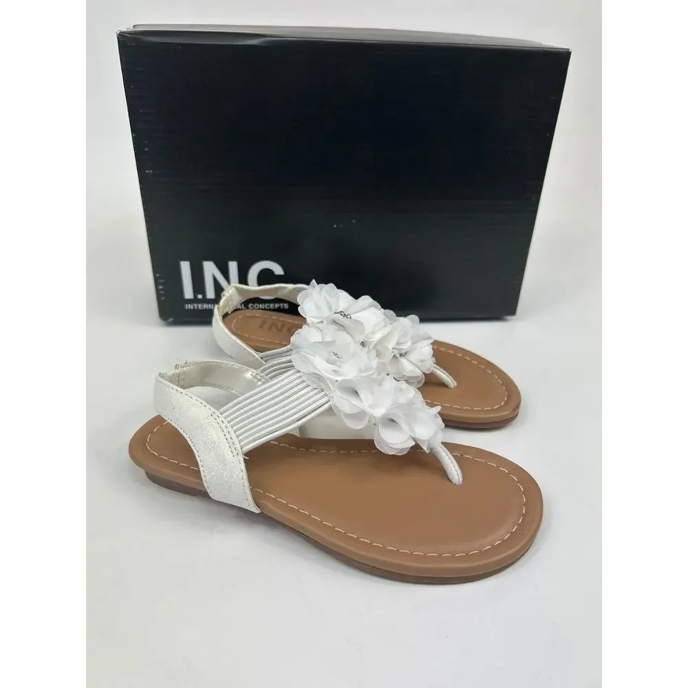 I.N.C. International Concepts Kiara White Sandals Size 12‎ M
